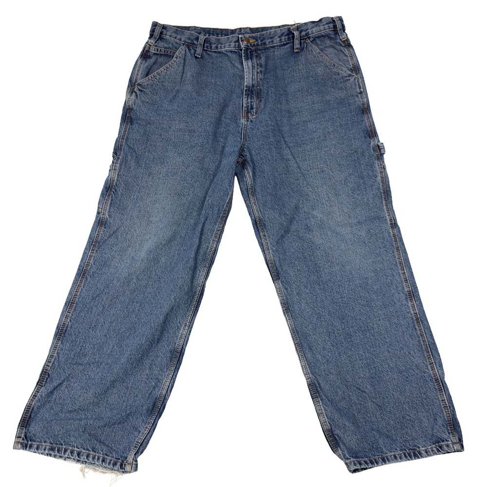 RK Brand Carpenter Jeans Men's Size 42 x 30 (40x29 Fit) Medium Wash‎ 100% Cotton